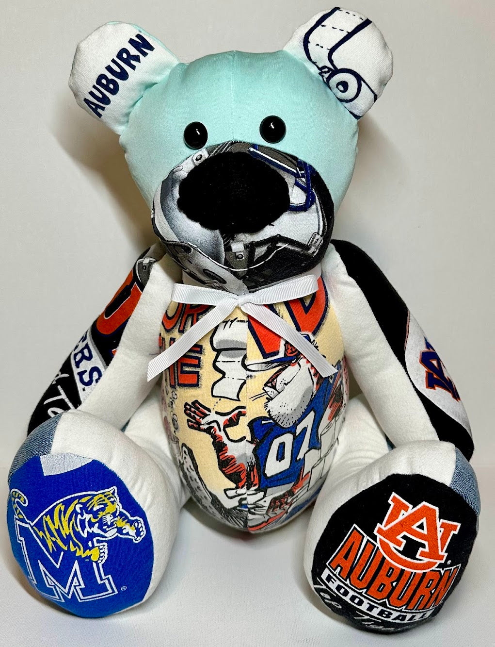 Memory Keepsake Bear with 2 Small Patches