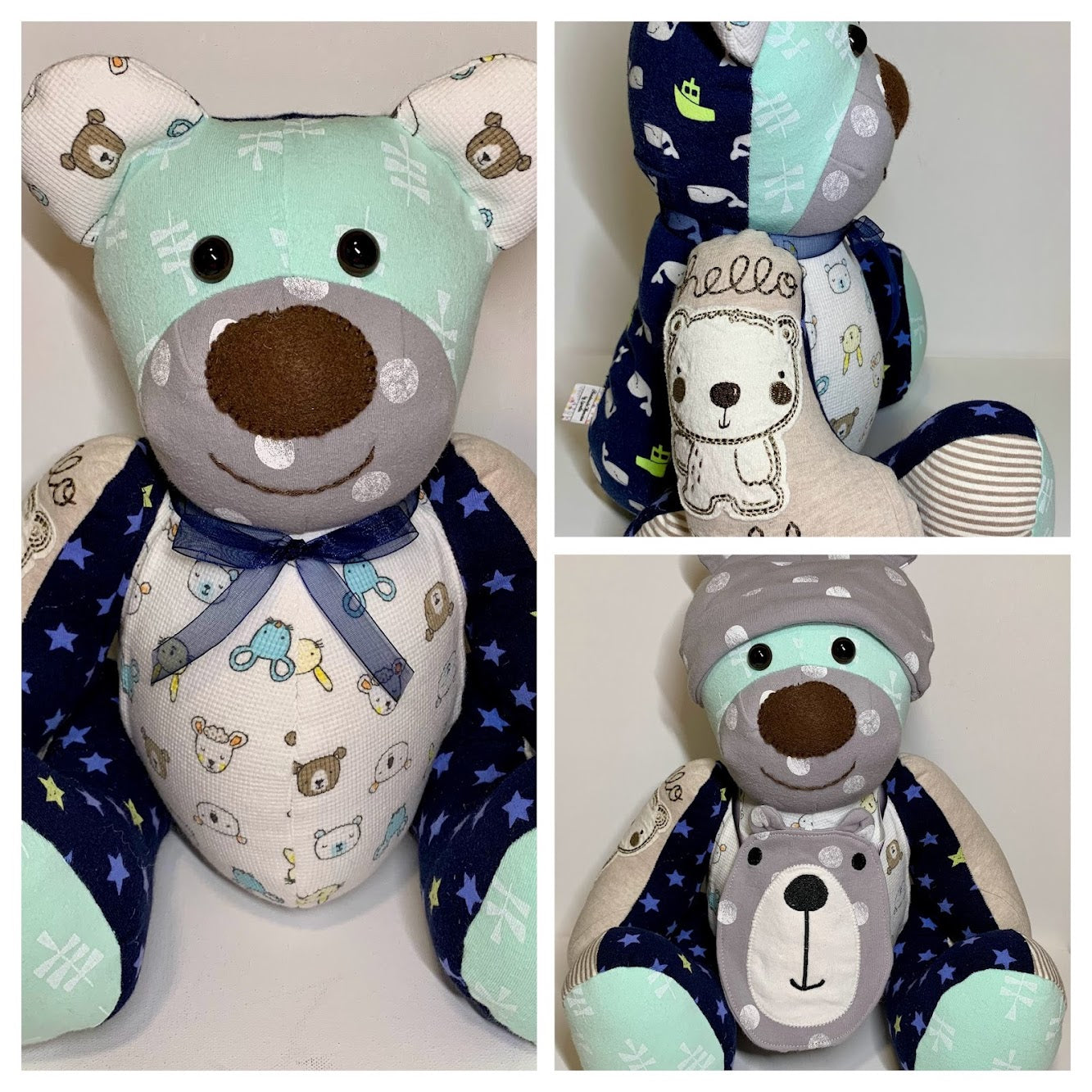 Memory Keepsake Bear - Custom Bear with Embroidery