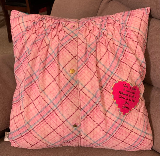 Memory Keepsake Pillow - Custom Order