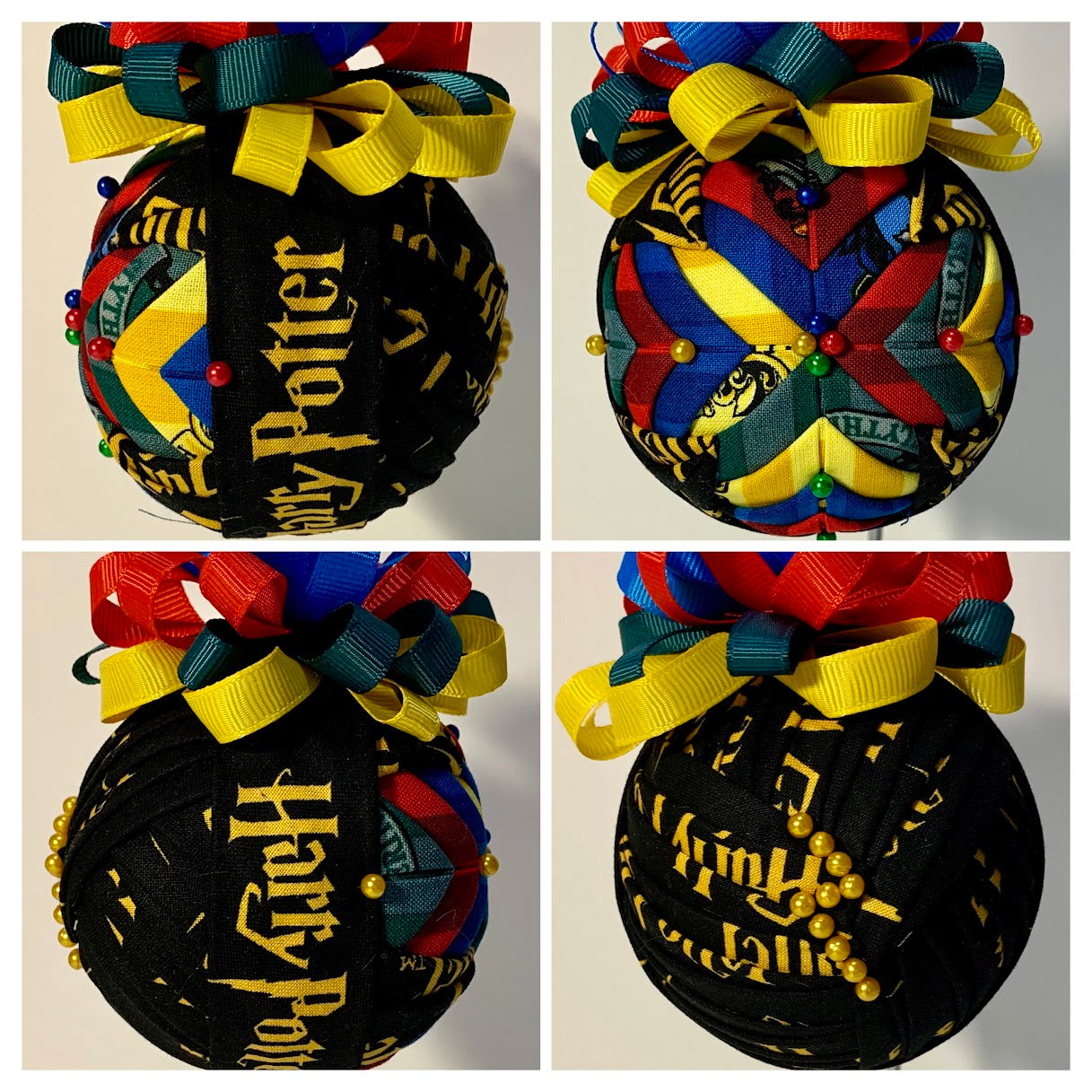 Custom Made Ornaments with Embroidery