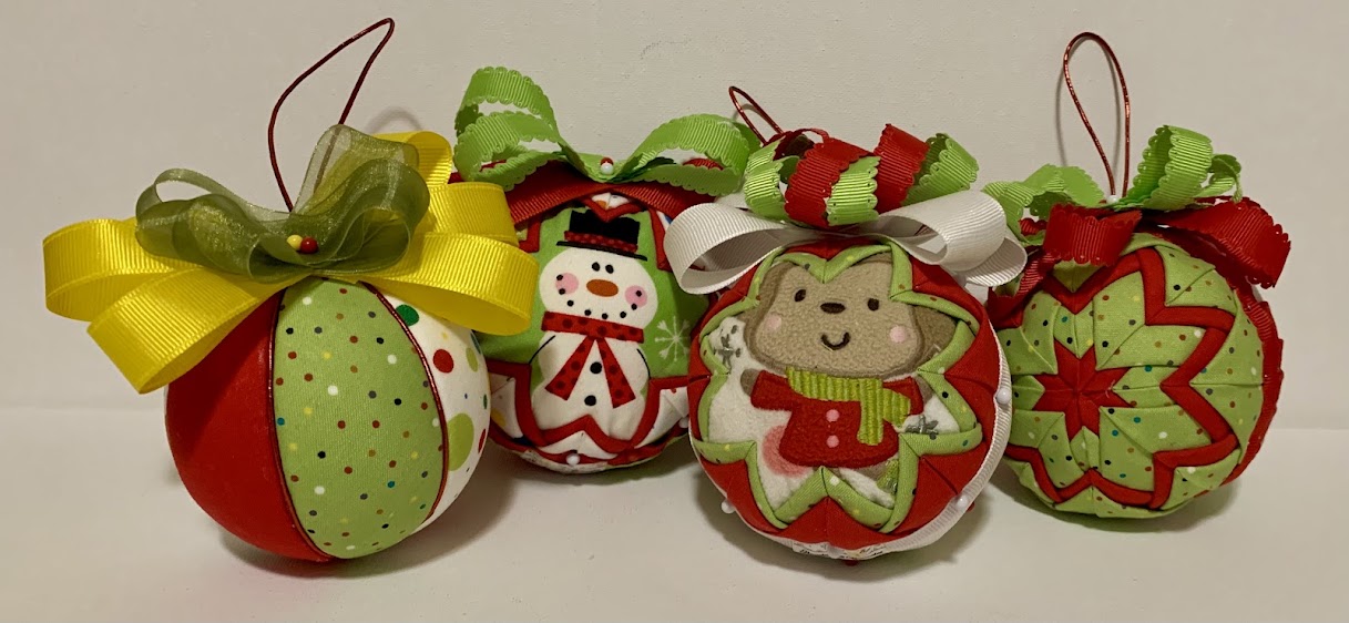 Custom Made Ornaments with Embroidery