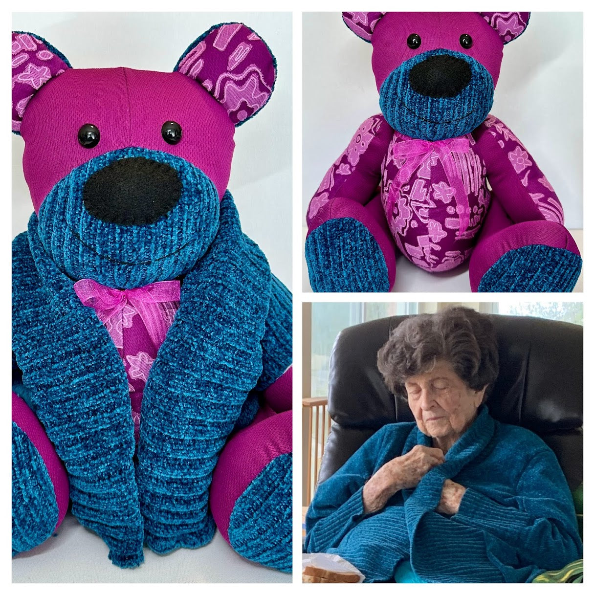 Memory Keepsake Bear with 1 Small Patch