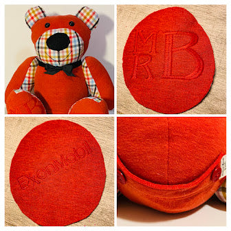 Memory Keepsake Bear - Custom Bear with Embroidery