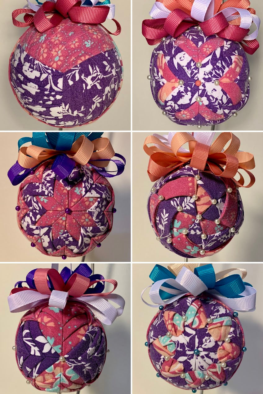 Custom Made Ornaments with Embroidery